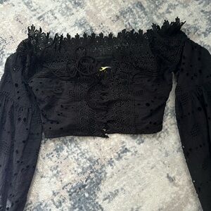 Tiger mist crop top Medium